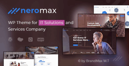 Neromax technology and it solutions wordpess theme codermarket.png