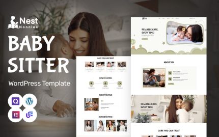 Nest nannies babysitting and nanny agency wordpress elementor theme.jpg