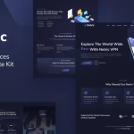 Netric proxy vpn services elementor template kit codermarket.png