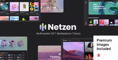 Netzen multivendor nft marketplace theme codermarket.png
