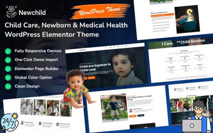 Newchild child care newborn medical wordpress elementor theme.jpg