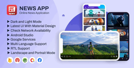 News app pro video youtube text live tv news codermarket.png