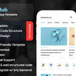 News blog magazine android ios app template flutter 2 newshub .png