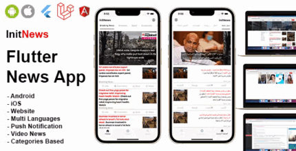 News full app flutter app android ios website codermarket.png