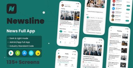 Newsline news app reactnative app with admin panel reactjs nodejs .jpg