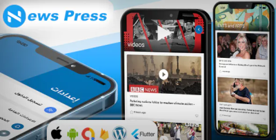 Newspress full flutter wordpress app codermarket.png