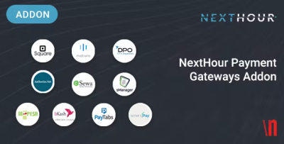 Nexthour payment gateways addon codermarket.png