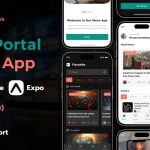 Nexusnews portal react native expo app free figma ios android .jpg