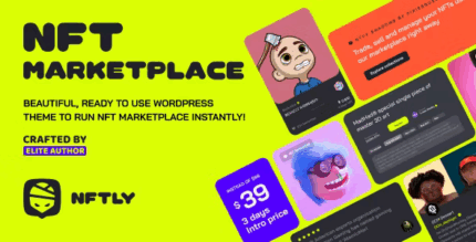 Nftly nft marketplace wordpress theme codermarket.png