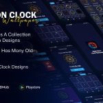 Night neon clock wallpaper neon clock widget live clock wallpaper smart.jpeg