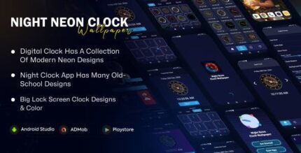 Night neon clock wallpaper neon clock widget live clock wallpaper smart.jpeg