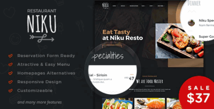 Niku restaurant food menus woocommerce theme codermarket.png