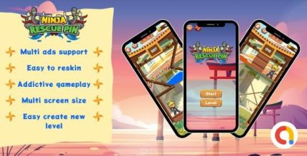 Ninja rescue pin android unity puzzle pull pin multiple ads support .jpeg