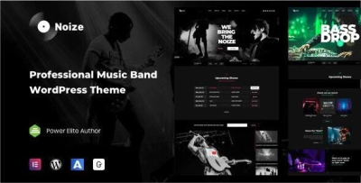 Noize music industry wordpress codermarket.png