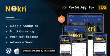 Nokri job board native ios app codermarket.png