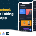 Notebook note taking android app with admob ads codermarket.png