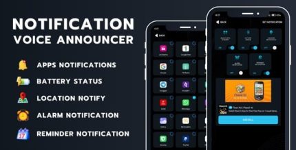 Notification voice announcer with admob ads android codermarket.jpg