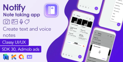 Notify android note taking app admob ads codermarket.png