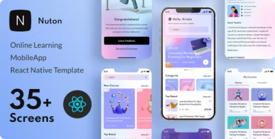 Nuton online learning react native template codermarket.png
