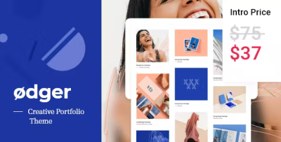 Odger creative portfolio theme codermarket.png