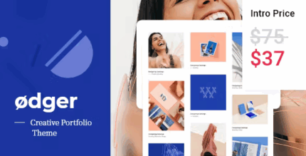 Odger creative portfolio theme codermarket.png