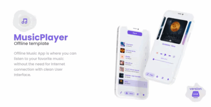Offline music player app android codermarket.png