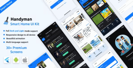 On demand smart home service android ios ui kit flutter handyman .png