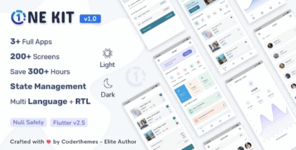 Onekit flutter ui kit codermarket.png