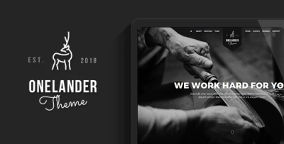 Onelander creative landing page wordpress theme codermarket.png