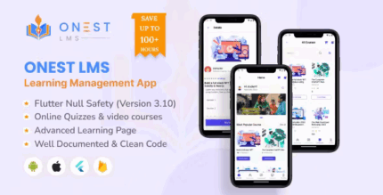 Onest lms online learning management system mobile app codermarket.png