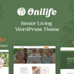 Onilife senior living wordpress theme codermarket.png