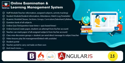 Online exam and learning management system codermarket.png