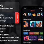 Online music streaming android app template ios app template flutter 2 .png
