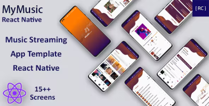 Online music streaming android ios app template react native music.png