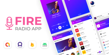 Online radio app with firebase backend admob and facebook ads codermarket.png