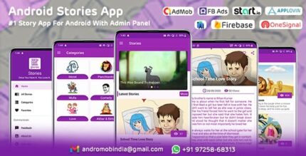 Online stories app with categories admin panel codermarket.jpg