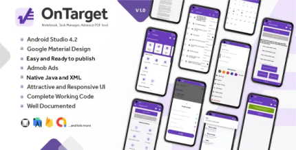 Ontarget task manger to do list notebook advance pdf tool native java .png