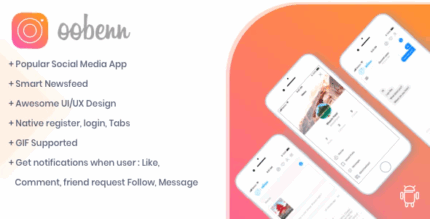 Oobenn instagram style social networking android app codermarket.png
