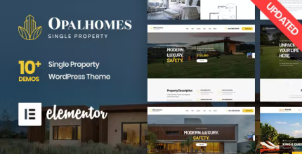Opalhomes single property wordpress theme codermarket.png