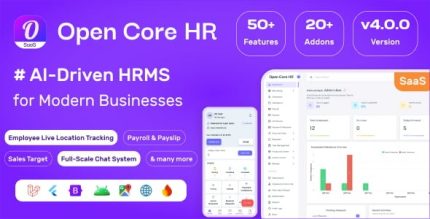 Open core hr saas ai driven hrms laravel flutter codermarket.jpg