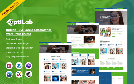 Optilab eye care optometrist wordpress theme.png