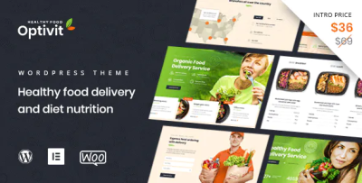 Optivit healthy food delivery wordpress theme codermarket.png