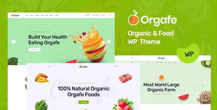 Orgafe organic food wordpress theme codermarket.png