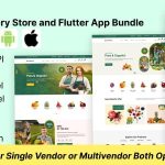 Organic king food and grocery store and flutter app bundle codermarket.jpg