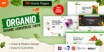 Organio organic food store wordpress codermarket.png