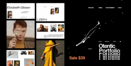 Otentic ajax powered portfolio theme codermarket.png