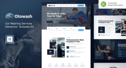Otowash car washing cleaning services elementor template kit codermarket.png