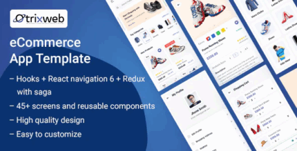 Otrixweb react native ecommerce template codermarket.png