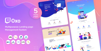 Oxo multipurpose landing page cms codermarket.png