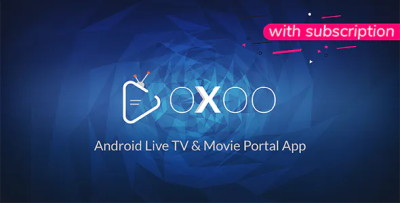 Oxoo android live tv movie portal app with subscription system codermarket.png